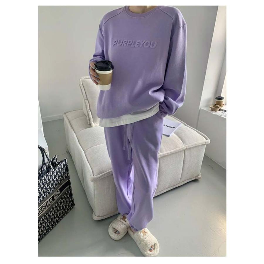 スウェット上下セット レディース 運動着 スウェットパンツ スエット ルームウェア 長袖 トレーナー スウェット上下セット セットアップ ロングパンツ |  | 15