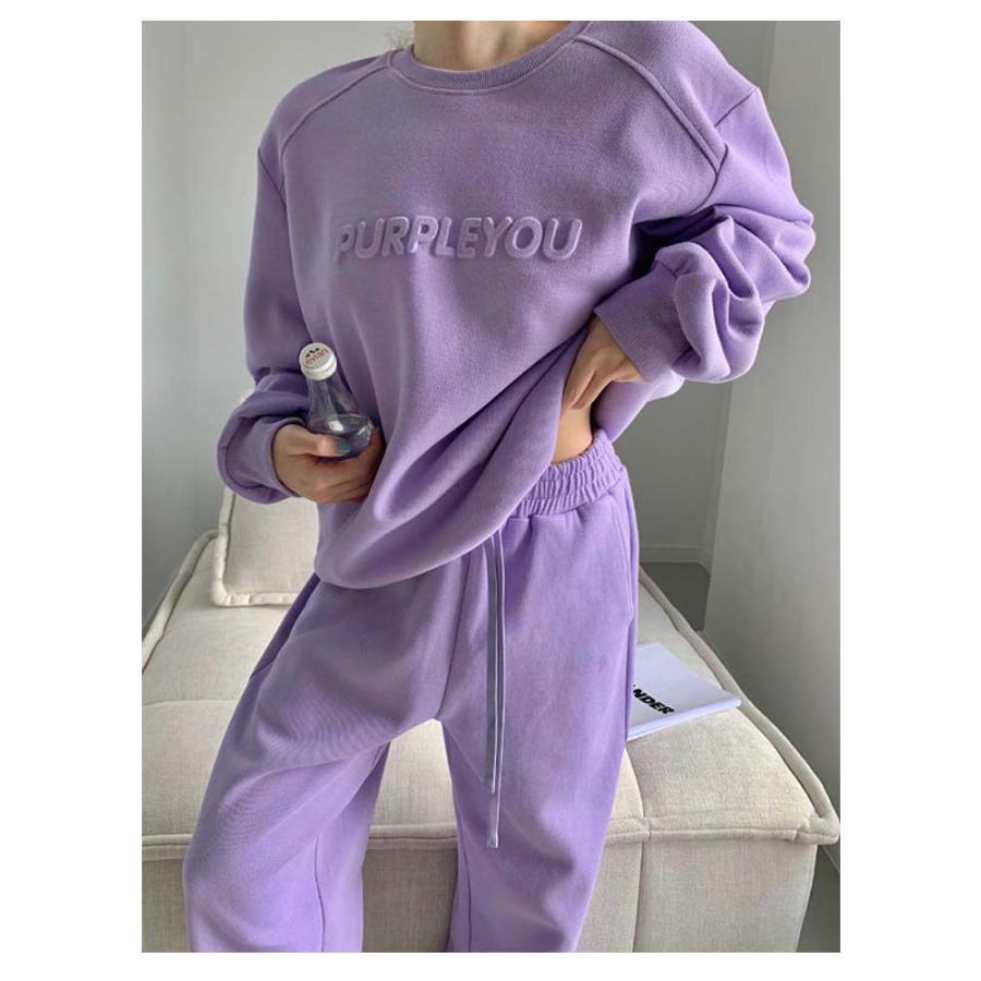 スウェット上下セット レディース 運動着 スウェットパンツ スエット ルームウェア 長袖 トレーナー スウェット上下セット セットアップ ロングパンツ |  | 17