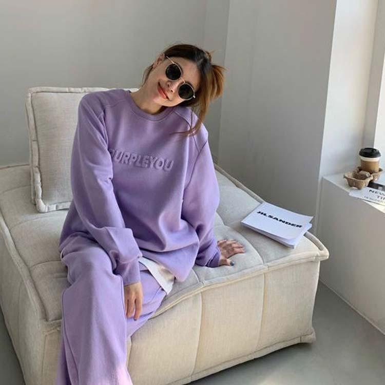 スウェット上下セット レディース 運動着 スウェットパンツ スエット ルームウェア 長袖 トレーナー スウェット上下セット セットアップ ロングパンツ |  | 01