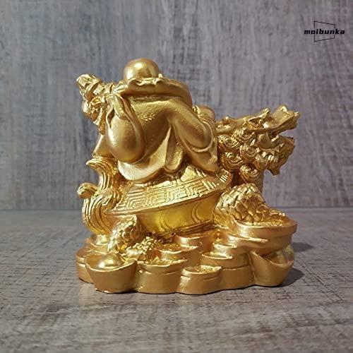 七福神置物 布袋さん 置物 樹脂製 布袋様 風水 仏像 開運 金運アップ