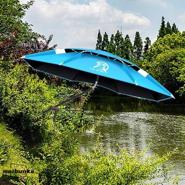 釣り傘 屋外パラソル 頑丈な傾斜機能 防風ガーデンパラソル 釣り