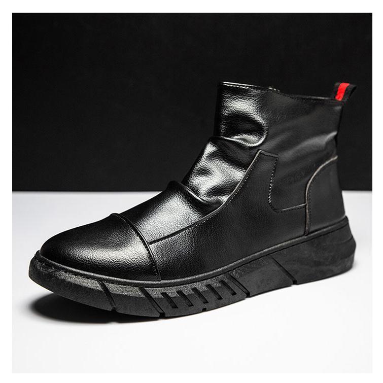 ショートブーツ ドレープ かっこいい エンジニアブーツ メンズ メンズ