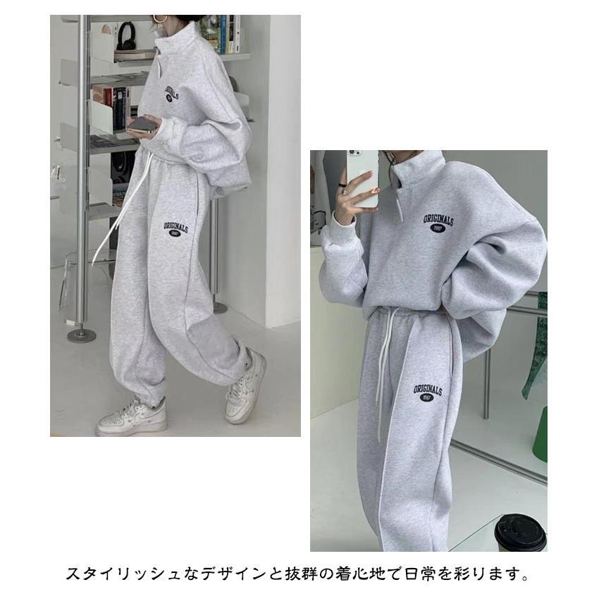 セットアップ レディース パーカー プルオーバー スウェットパンツ