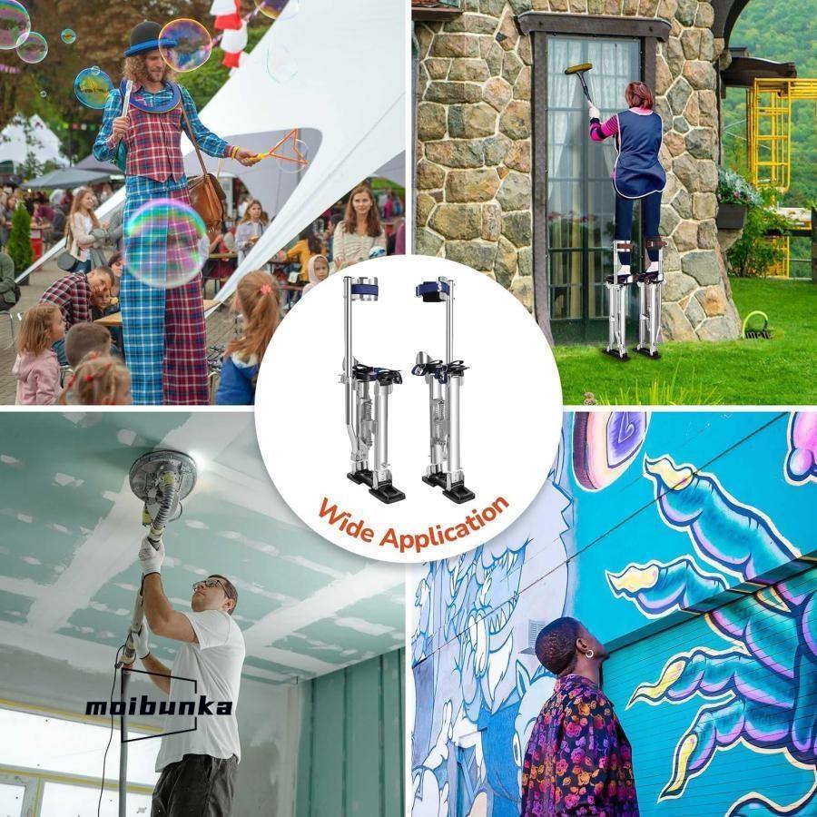 竹馬 石膏ボード用スティルト 乾式壁竹馬 大人用乾式壁の画家の竹馬、大人のための歩行の竹馬、 竹馬の衣装、画家の竹馬、アルミ合金竹馬、画家 |  | 04