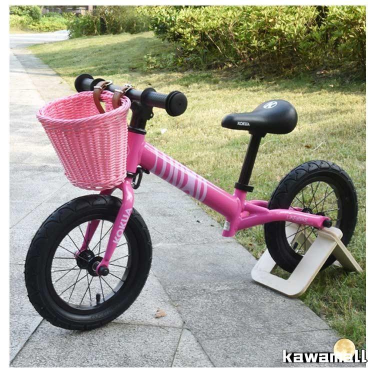 前かご ラタンバスケット 自転車 前掛けカゴ 前カゴ バスケット キッズ