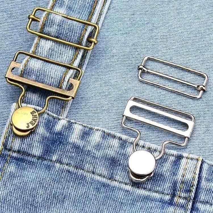 手づくり 6組入 移動カン 吊りかん 吊りカン オーバーオール サロペット デニム 吊りカン サスペンダー ツナギ 補修 手作り ジーンズ 金具 修理 | ブランド登録なし | 01