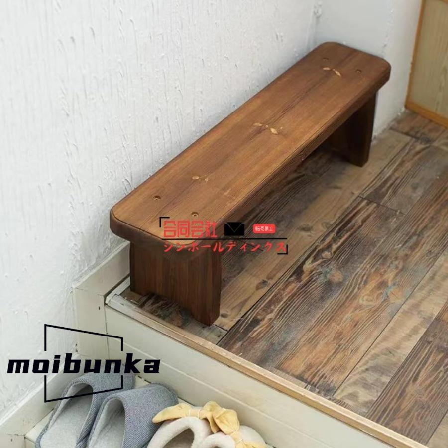 ガーデンベンチ チェア 木製ベンチ ガーデン チェア ウッド天然木 ダイニング 長椅子 玄関椅子 屋外 花台 シンプル | ブランド登録なし | 05