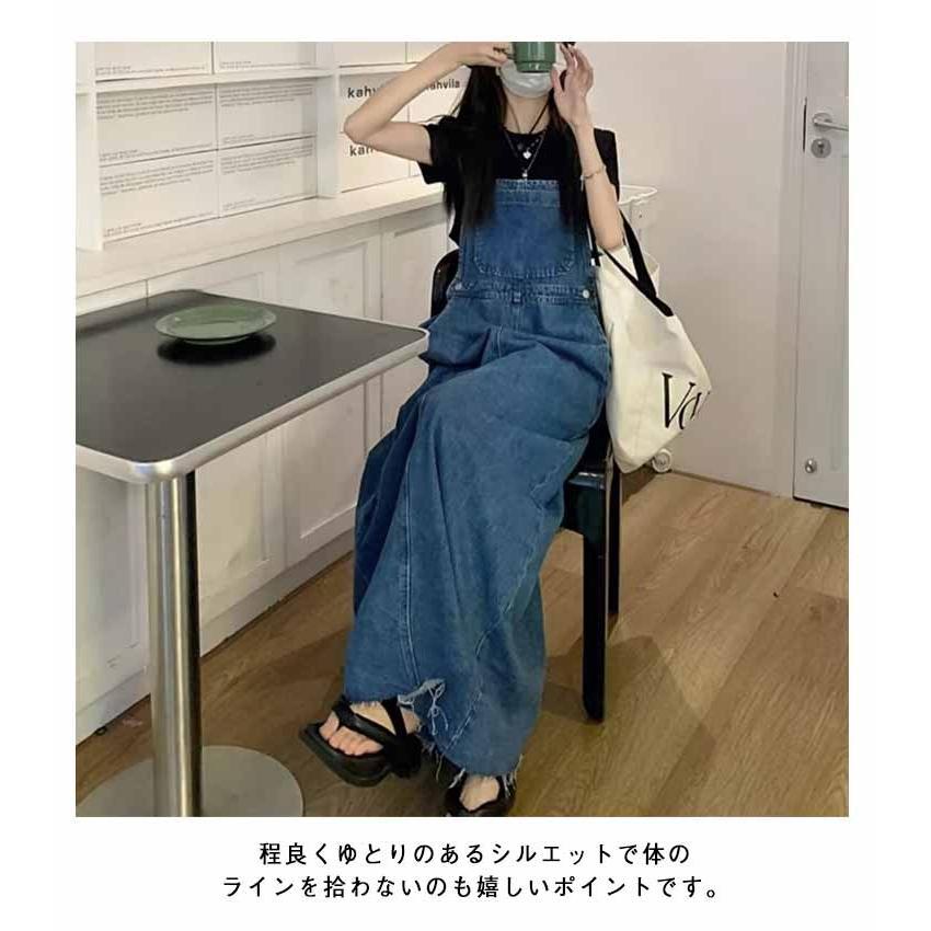 ジャンスカ ジャンパースカート スカート 春夏秋冬 デニムサロペット