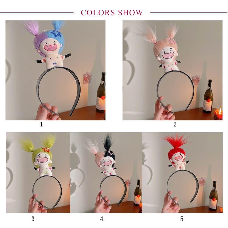 髪留め カチューシャ カピバラ 面白いぬいぐるみヘッドバンド ヘア