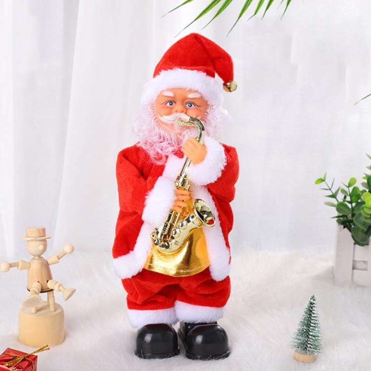 クリスマス 踊るサンタクロース 人形 飾り ダンシングサンタ 電動