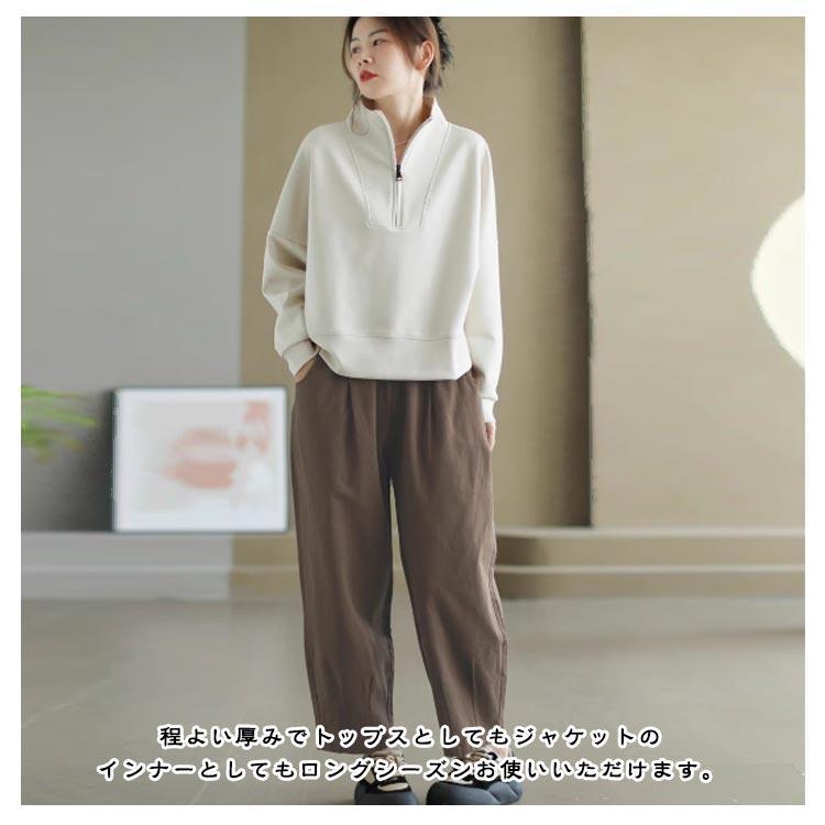 楽天市場】つけ襟（サイズ（S/M/L）M）（スウェット・トレーナー｜トップス）：レディースファッションの通販 大きいサイズ レディース  脱着 襟 レイ 風 スリム 見せ 秋色 スウェットトップス