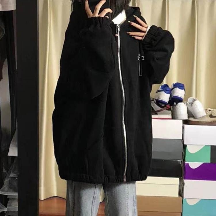 クロス柄フード付きパーカー クロス柄 十字架 パーカー フード付き レディース 地雷系 服