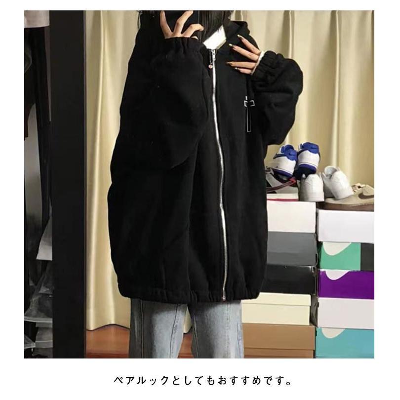 クロス柄フード付きパーカー クロス柄 十字架 パーカー フード付き レディース 地雷系 服