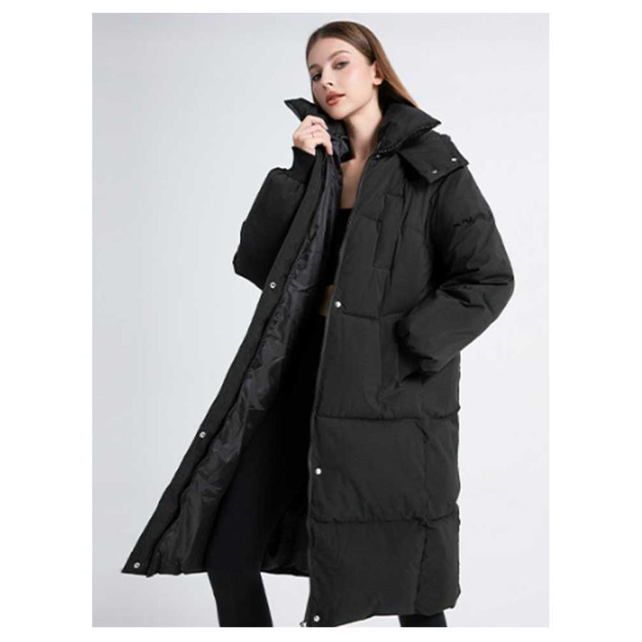 美品✨マッキントッシュ　DETACHABLE LINER フード　コート　中綿 ベンチコート 中綿 コート 袖リブ フード付き レディース 厚手