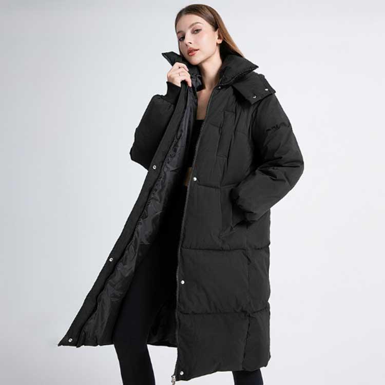 ベンチコート 中綿 コート 袖リブ フード付き レディース 厚手