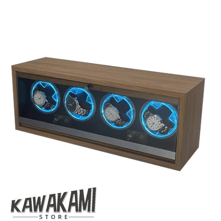 新作 4本巻 自動巻き上げ機 [自動巻き機] ワインディングマシーン 静音 