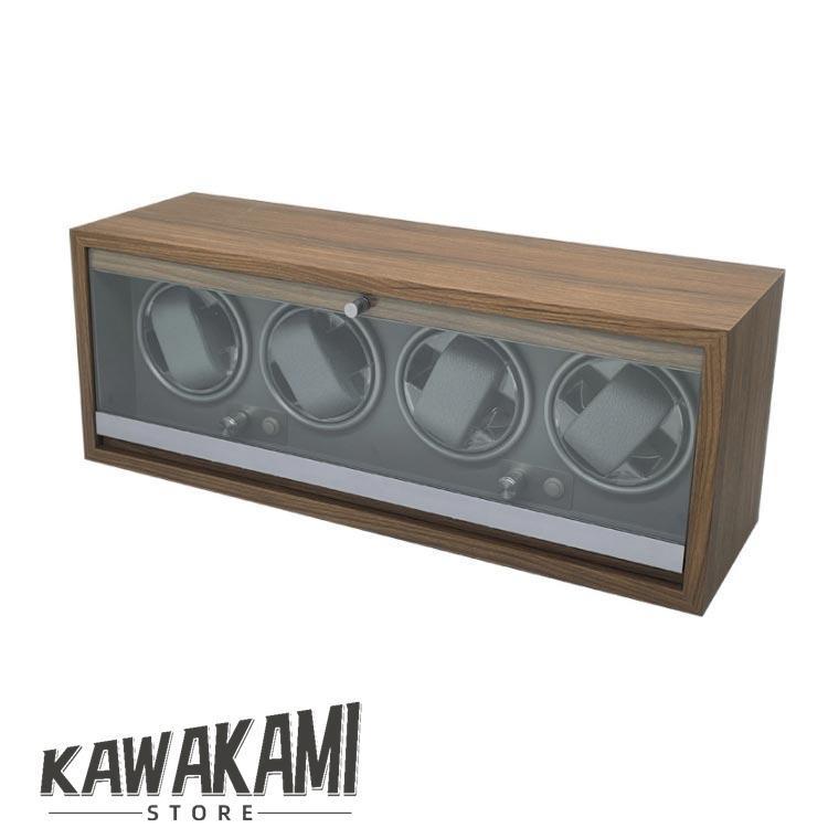 新作 4本巻 自動巻き上げ機 [自動巻き機] ワインディングマシーン 静音 