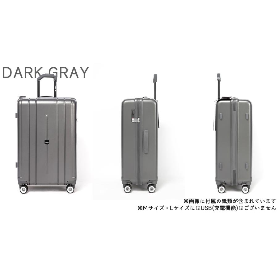MOIERG（モアエルグ） スーツケース Lサイズ 軽量 キャリーケース