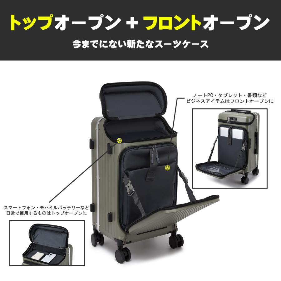 モアエルグ トップオープンキャリーケース 【公式通販】