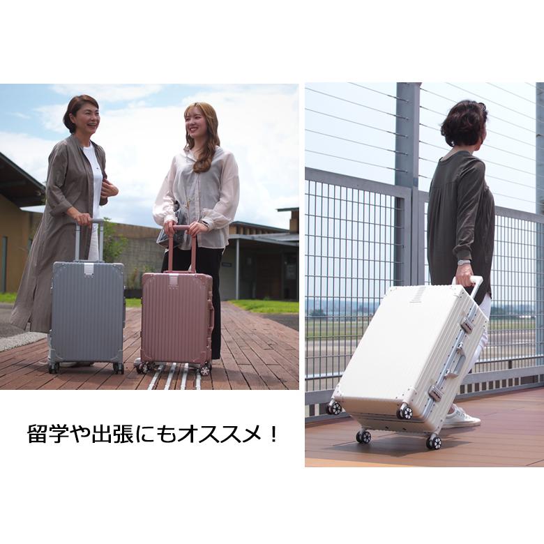 キャリーケース スーツケース キャリーバッグ ｌｌ おしゃれ 女性 メンズ アルミフレーム 海外旅行 留学 長期滞在 大型 特大 軽い おすすめ 71 214 キャリーバッグ専門店 Moierg 通販 Yahoo ショッピング