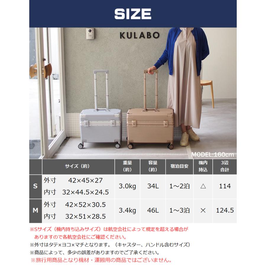 MOIERG（モアエルグ） 軽量 トップオープン スーツケース Sサイズ 機内