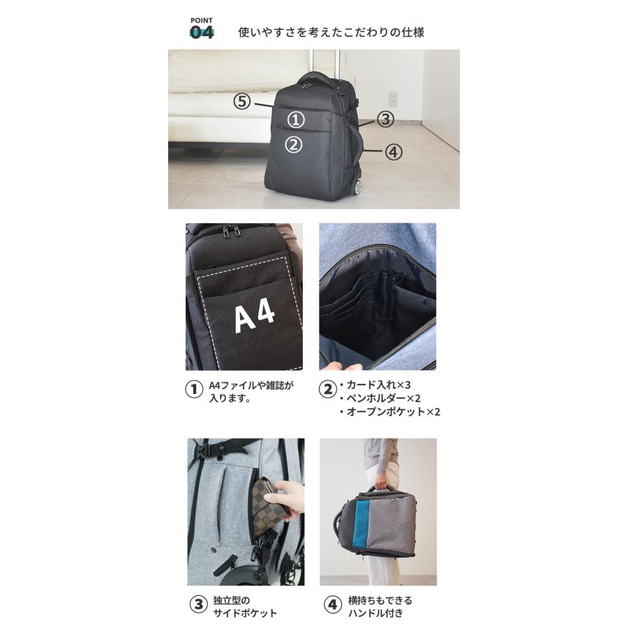 MOIERG（モアエルグ） リュックキャリー キャリーバッグ M Mサイズ