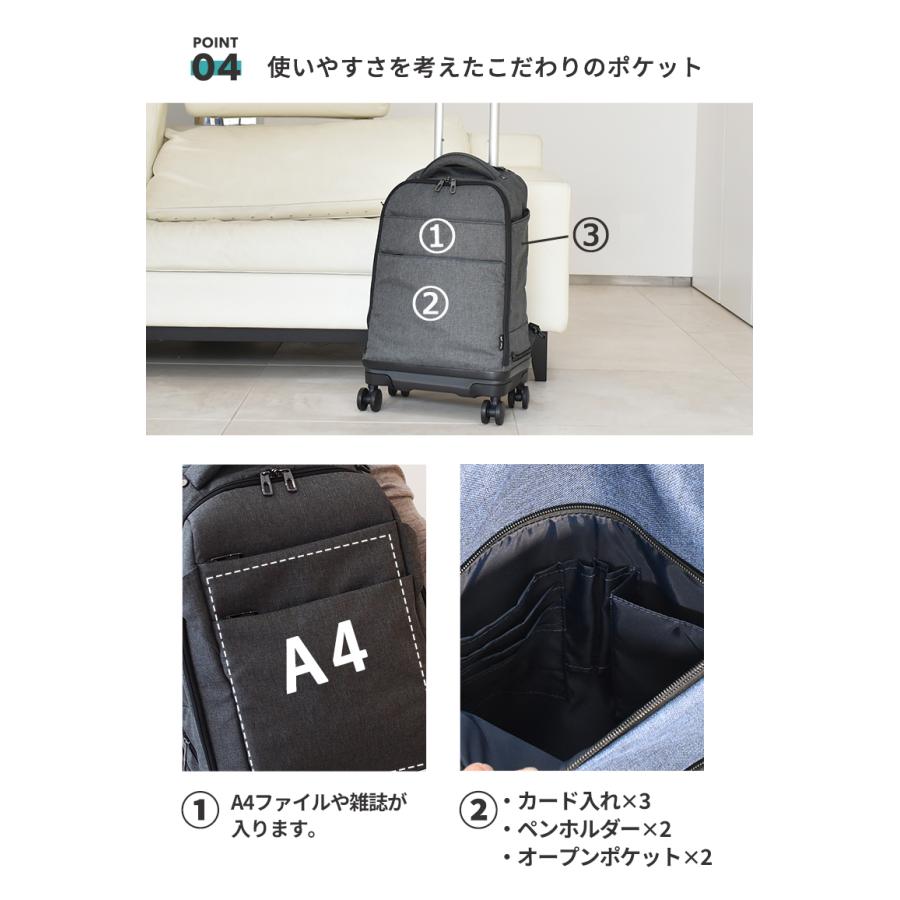MOIERG（モアエルグ） リュックキャリー キャリーバッグ 機内持ち込み