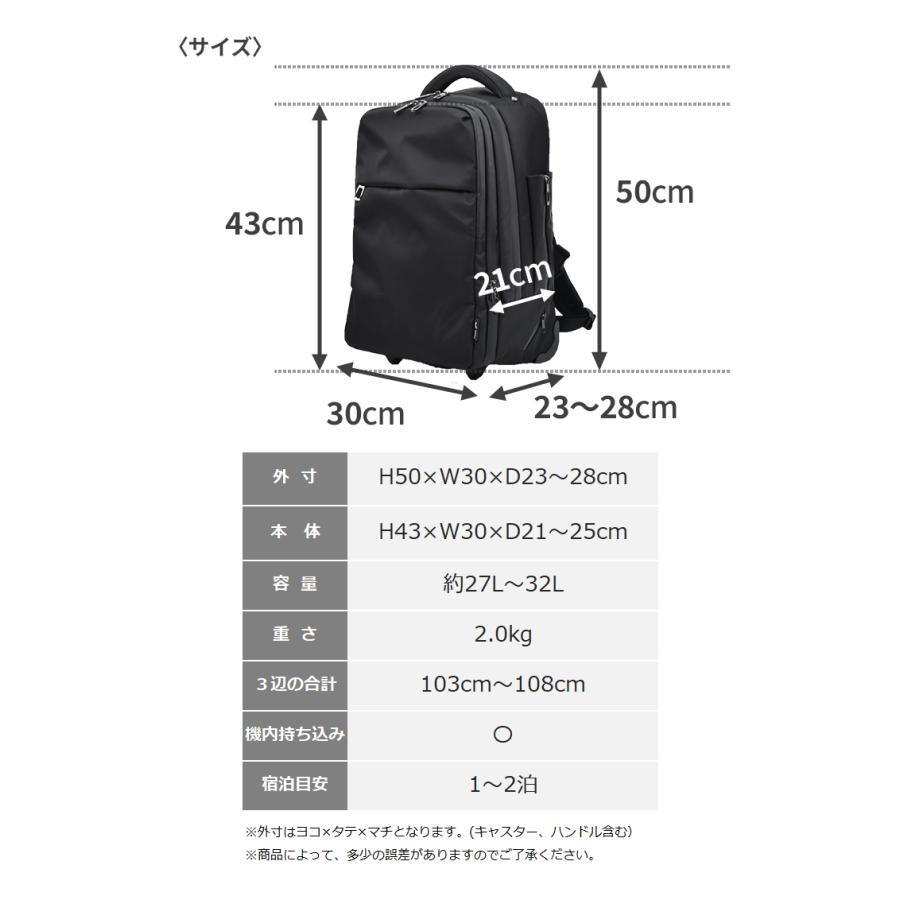 MOIERG（モアエルグ） リュックキャリー 機内持ち込み Sサイズ スーツ