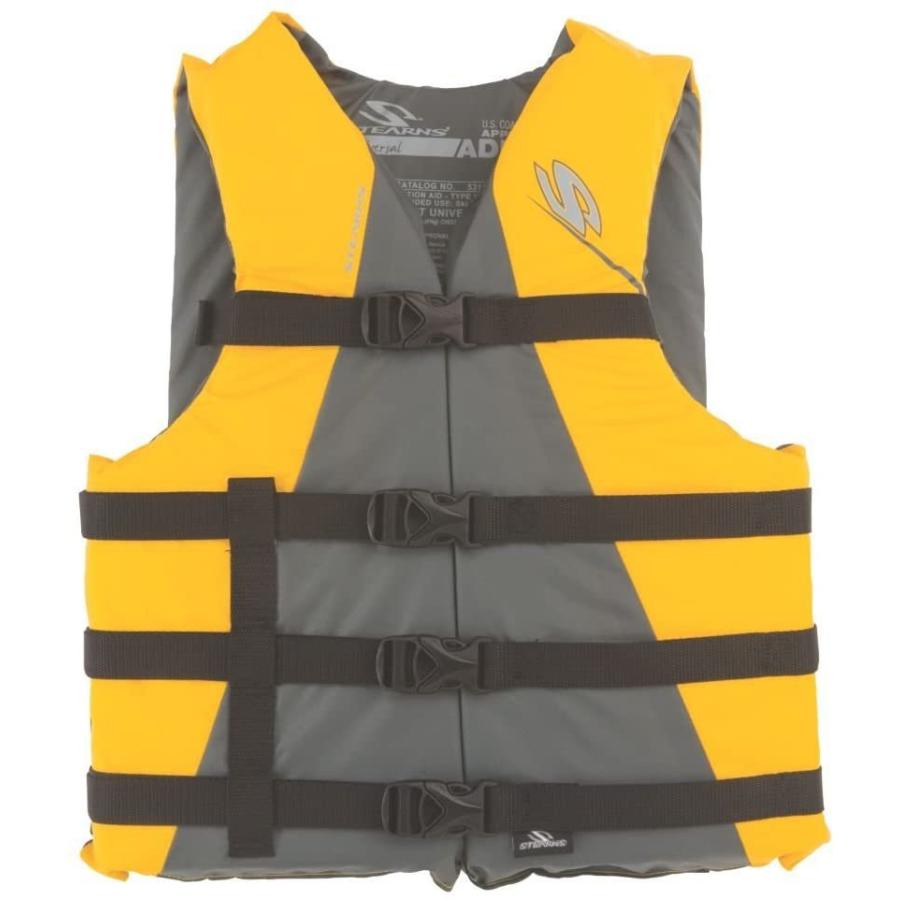 第一ネット Adult Stearns Watersport 胸囲 Vest Cest Yellow Car 52 62インチ Series Classic ライフジャケット Helilagon Com