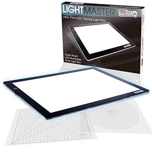 定番の冬ギフト 32.5 Jumbo Lightmaster SUPPLY ART US Diagonal Pad Box Light Profile 3/8 Ultra-Thin Super-Bright 12-Volt Board- Lightbox LED 17x24 Large(A2) Extra その他手芸、ハンドクラフト用品