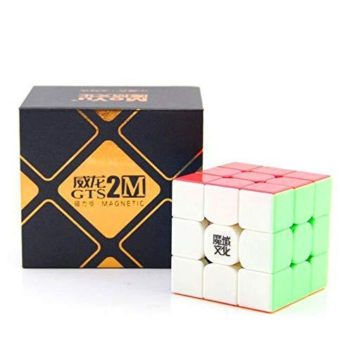 【セール】 CuberSpeed MoYu WeiLong GTS2 M stickerless 3x3 Magic cube MoYu WeiLong GTS V2 M colour 3x3x3 Speed cube Puzzle パズルゲーム