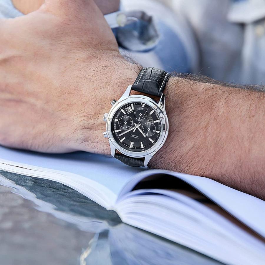 すぐったレディース福袋 Burei メンズ エレガント クロノグラフウォッチ ブラウンレザーストラップ ビジネス ラグジュアリー スポーツ ホワイト カーペット ラグ Simplyworkflow Com