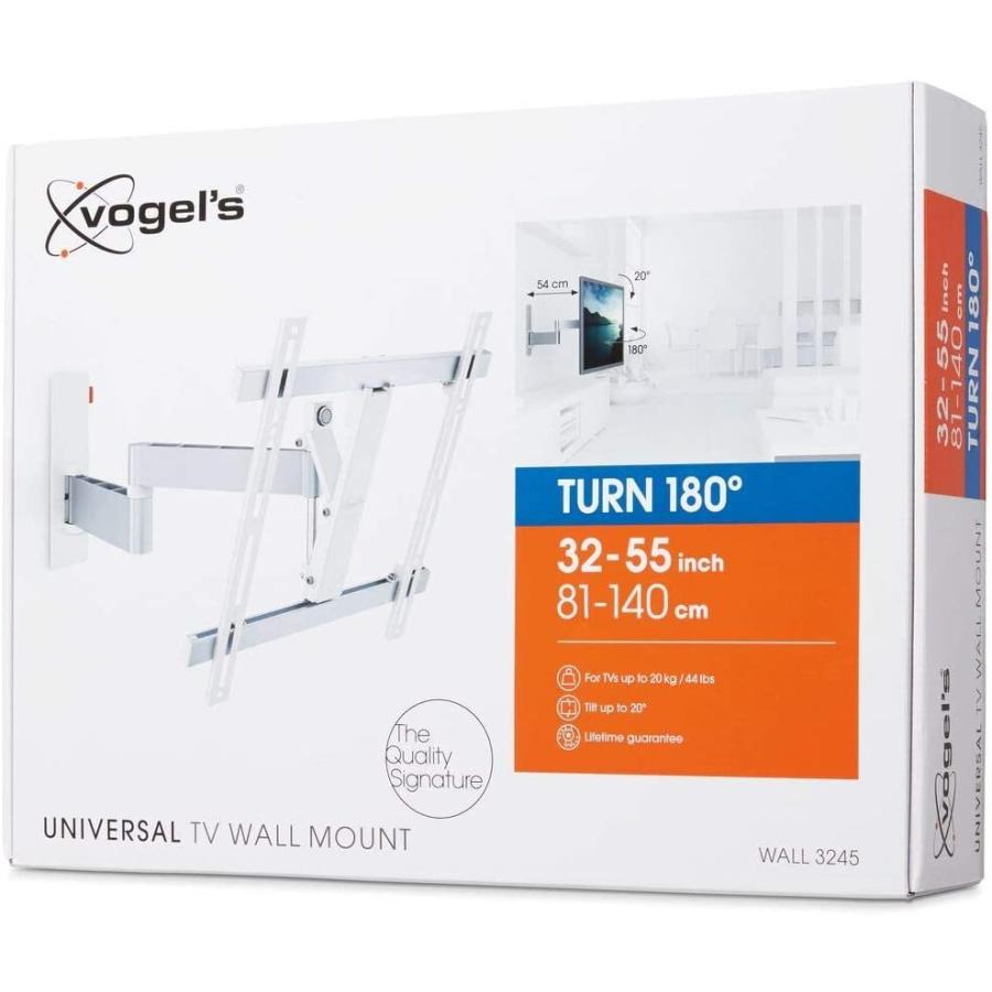 代引き不可 Vogel S Wall テレビ壁マウント 傾斜可能 最大180度回転可能 kg 最大44ポンド 32 55インチテレビ用 テレビ壁マウント フルモーション 3245 マウントアダプター Hassoncaterers Com