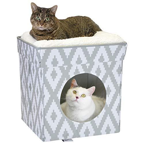 【国内正規総代理店アイテム】 City Kitty Large Condo House/Cat Cat Indoor Cube%カンマ% Cat Stackable Bed%カンマ% Cat ネックレス、ペンダント