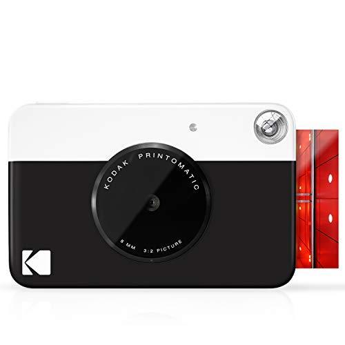 21秋冬新作 カメラ プリント インスタント デジタル Printomatic Kodak ブラック 思い出を瞬時に印刷 ステッカー ペーパー フォト 2x3 Zink フィルムスキャナー Proksi Si
