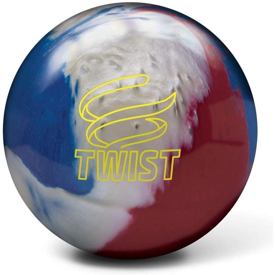 割引価格 Brunswick ツイストリアクティブ ドリル加工済みボーリングボール レッド ホワイト ブルー 13ポンド ボール Raffles Mn