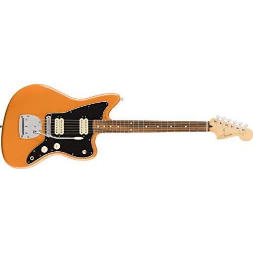 世界的に有名な Fender エレキギター Player JazzmasterR%カンマ% Capri Orange エレキギター