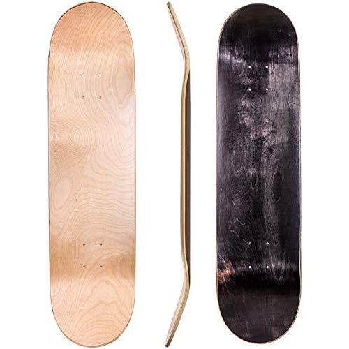 品質保証 Skateboard Maple Blank 7 Cal Deck|7.75% (カーラ (Black/Natural% | (カーラー率) と8.5インチ (カーラー率) 8.25インチ (カーラー率) 8.0% (カーラー率) コンプリート