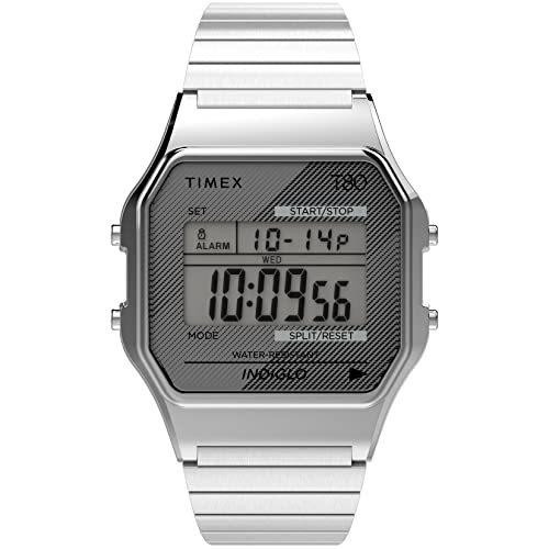 美品  腕時計 34mm T80 Timex One Expansion Silver Size 腕時計