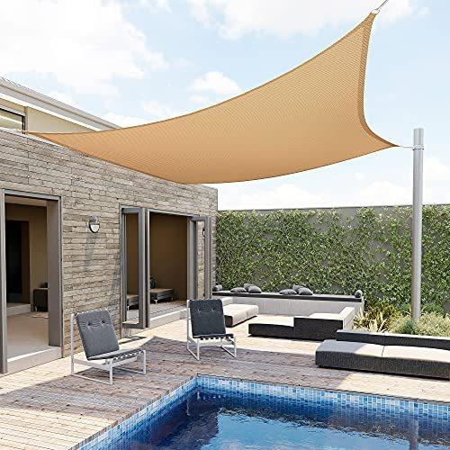 100%本物 Pamapic 10'x 13'Shade Sails Rectangle Sun Shade Sail Canopy for Patio Garden%カーチャ%アウトドア%カーチャ%レストラン%カーチャ%バックヤード (砂) 日よけ、サンシェード 100%本物 Pamapic 10'x 13'Shade Sails Rectangle Sun Shade Sail Canopy for Patio Garden%カーチャ%アウトドア%カーチャ%レストラン%カーチャ%バックヤード (砂) 日よけ、サンシェード