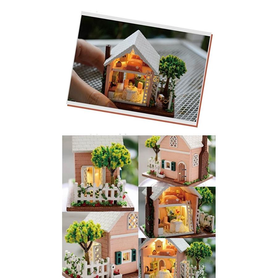 ミニチュア ドールハウス キットセット 音感センサー搭載 ガラスボール