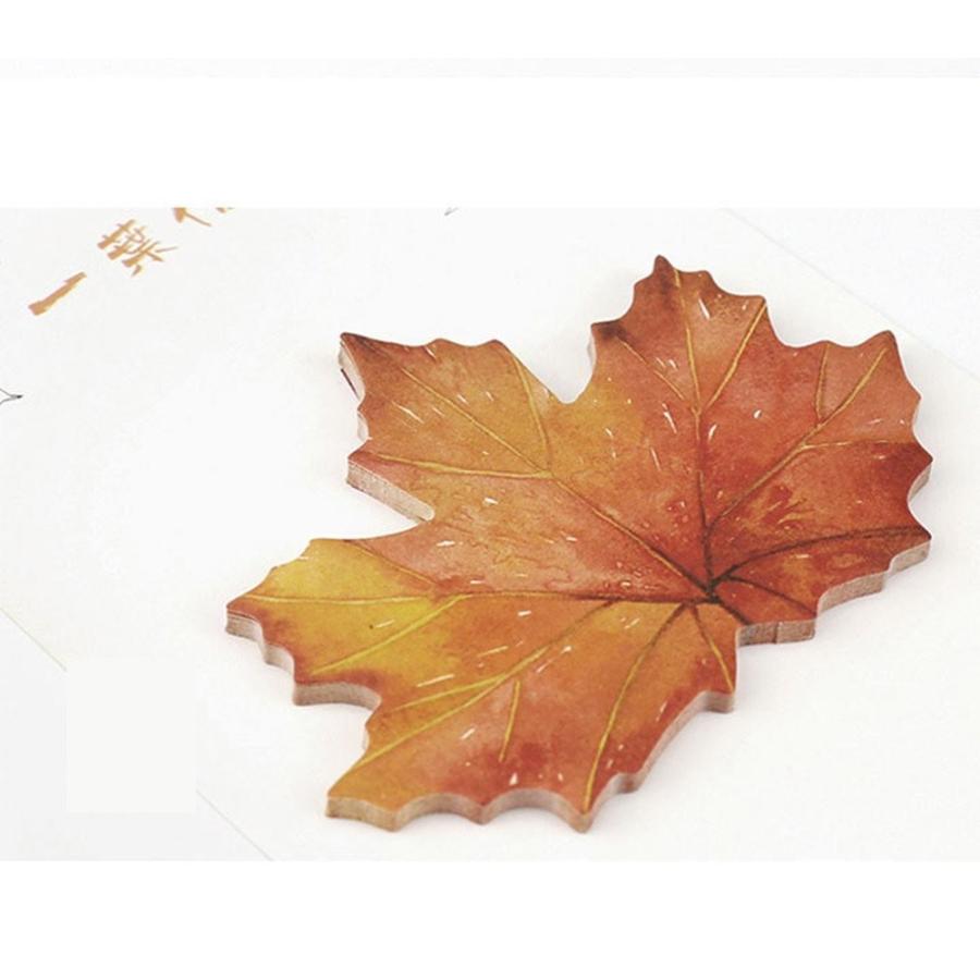 付箋 ふせん メモ 水彩 の 葉っぱ4種セット イチョウ もみじ クローバー 緑の葉っぱ po11 ドールハウスと雑貨 Moin Moin 通販 Yahoo ショッピング