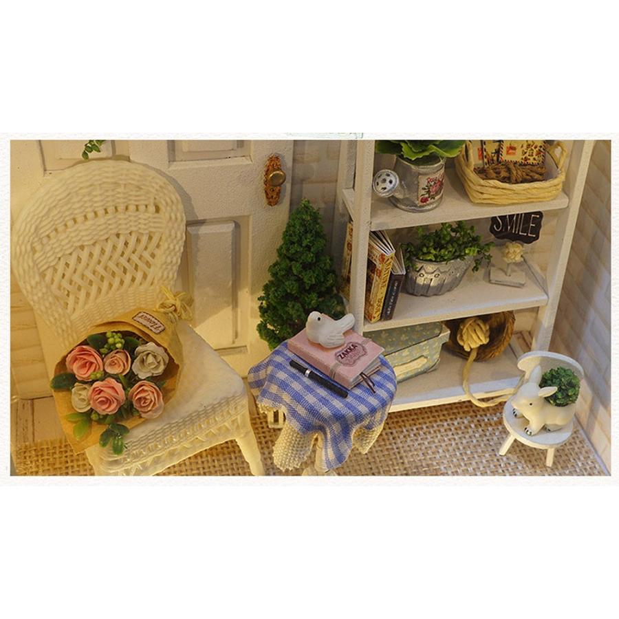 送料無料 ドールハウス ミニチュア DIY 手作り ハンドメイト キット