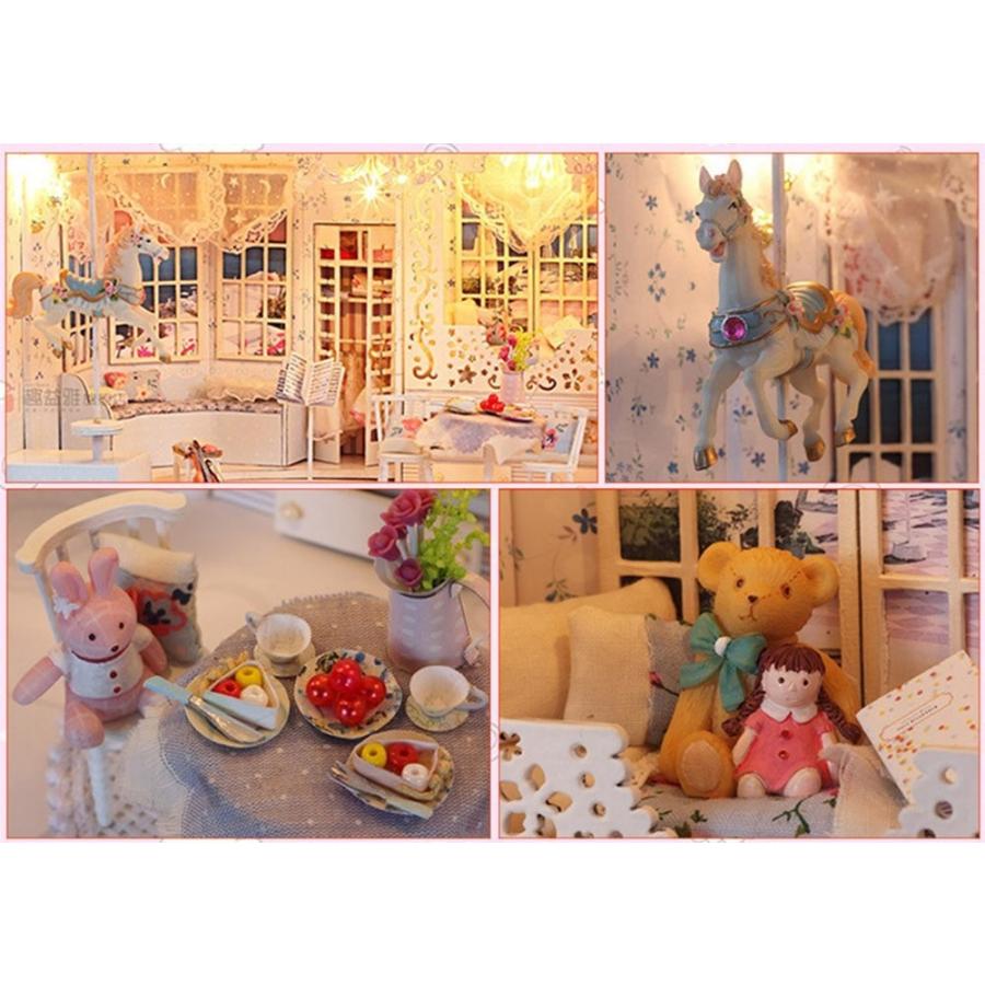 ドールハウス ミニチュア 手作りキット セットプリンセスのお部屋 犬