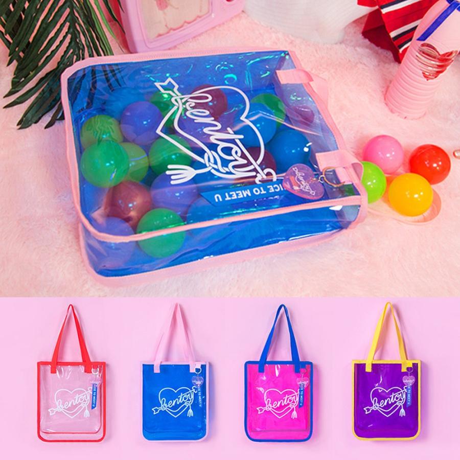 bentoy) プールバッグ ラミネートバッグビニール ラミネート 防水 