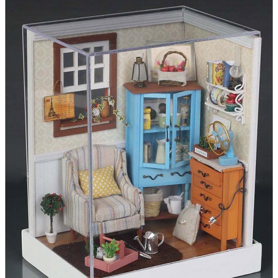 ドールハウス ミニチュア 手作りキット セットおしゃれな部屋 ドールハウス ミニチュア 手作りキット セットおしゃれな部屋