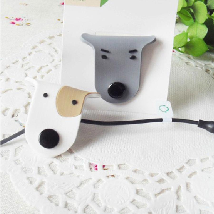 犬 わんこ コード イヤホン ホルダー ケーブル 配線 まとめ 結束 収納 バンド クリップ 絡まらない 黒犬 2匹 茶ぶち 2匹 セット ec23 ドールハウスと雑貨 Moin Moin 通販 Yahoo ショッピング