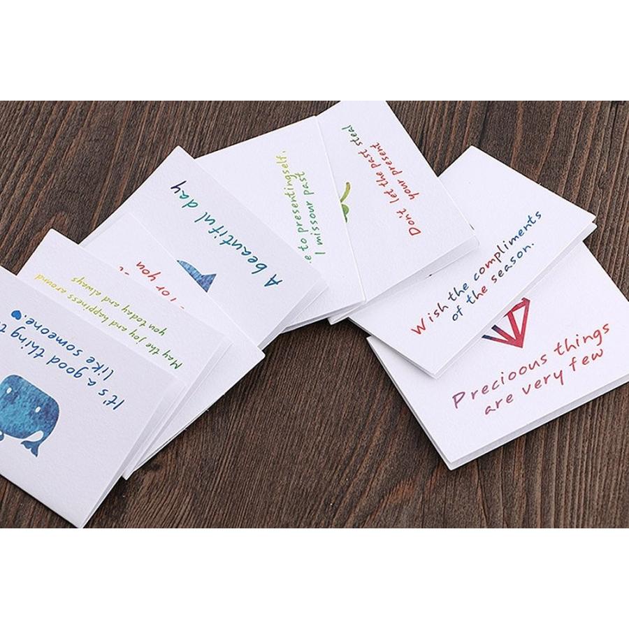 メッセージ カード カラフルスタンプ 一言メッセージ付 使いやすい 封筒 ミニカード 9種セット me59 ドールハウスと雑貨 Moin Moin 通販 Yahoo ショッピング