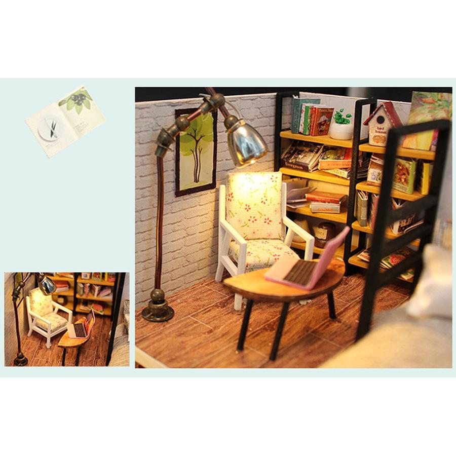 ドールハウス ミニチュア 手作りキット 現代モダン 北欧 モデルルーム