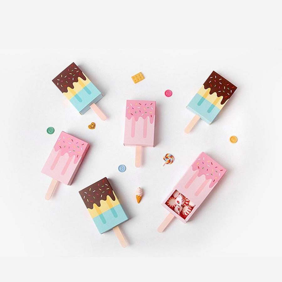 ラッピング ボックス アイスキャンディー型 引き出し式 幅6.6×高さ10.1